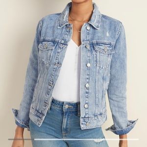Old Navy distressed jean jacket
